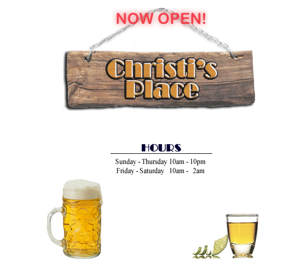 Chisti's Place - Bar - Now Open!